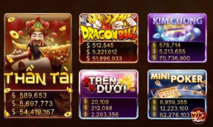 Trở về giao diện chính và nhấn chọn game kim cương Zowin