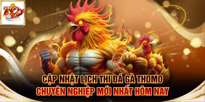 Cập Nhật Lịch Thi Đá Gà Thomo Chuyên Nghiệp Mới Nhất Hôm Nay 1 Đá gà Thomo