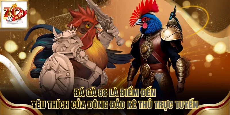 Sảnh Đá Gà 88 & Những Loại Hình Đặt Cược Trực Tuyến Nổi Bật 2 Đá gà 88 là điểm đến yêu thích của đông đảo kê thủ trực tuyến
