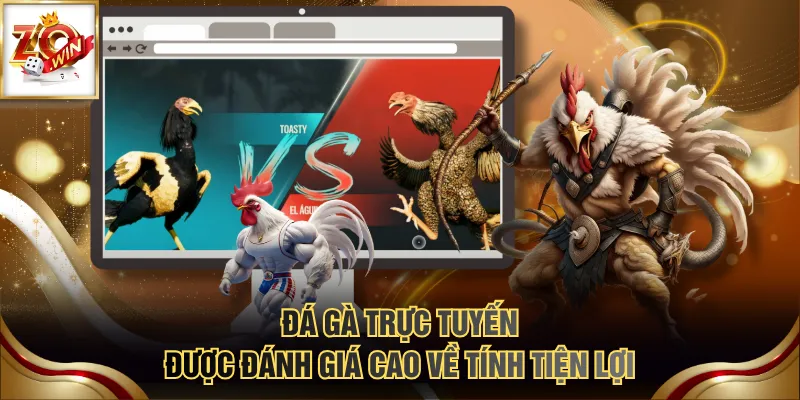 Đá Gà Trực Tuyến - Hình Thức Giải Trí Với Nhiều Ưu Điểm 2 Đá gà trực tuyến được đánh giá cao về tính tiện lợi